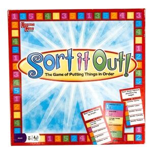 Sort It Out Board Game - The Party Game of Putting Things in Order - COMPLETE